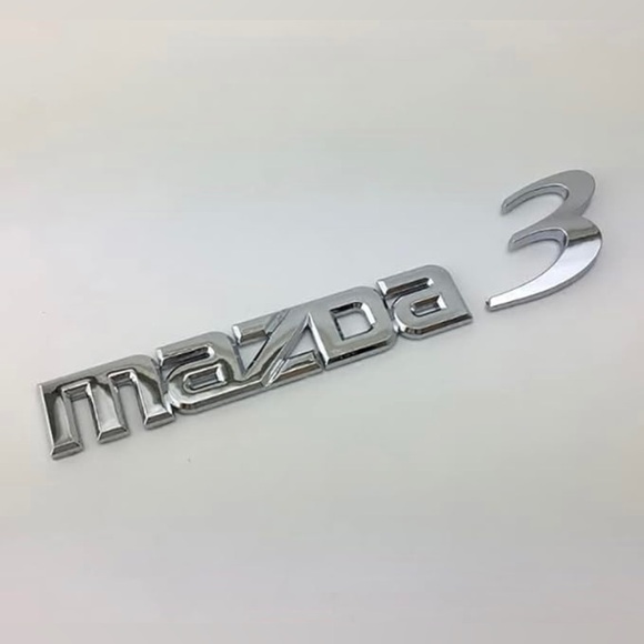 Car Emblems for Mazda 3, Badge Logo Front Grille Trunk Emblem Logo Sticker Decal - Picture 1 of 2